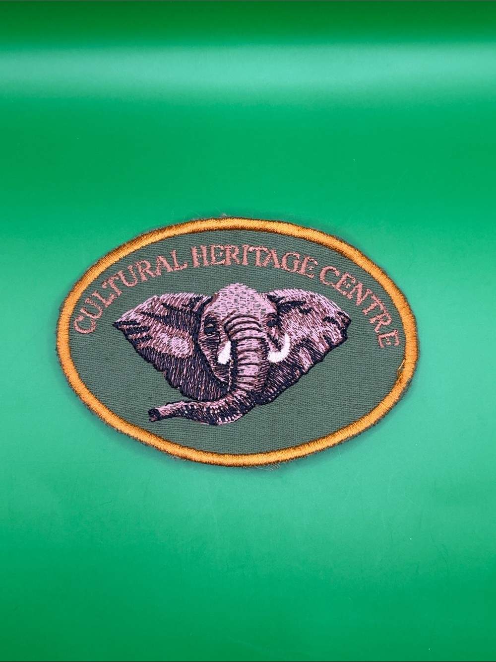 Vintage Elephant Safari Sew On Patch - Cultural Heritage Centre